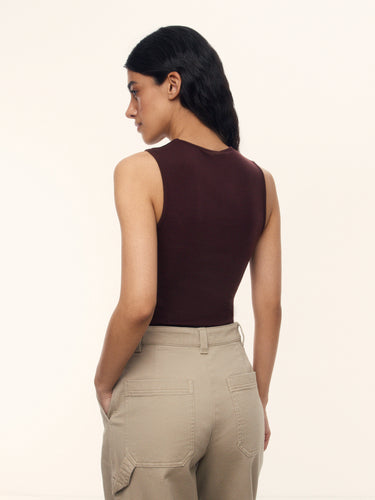 Майка из вискозы и шерсти