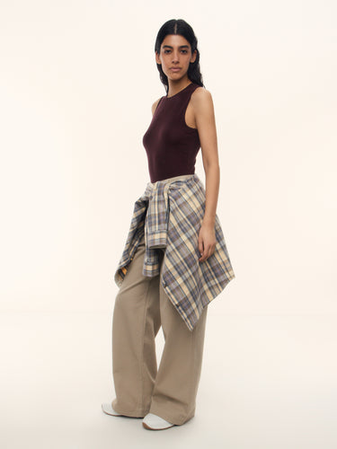 Майка из вискозы и шерсти