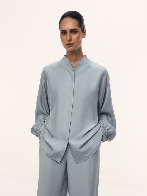 Блузка Alice Blue из шелка