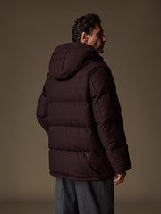 Пуховик Siberia из шерсти и кашемира