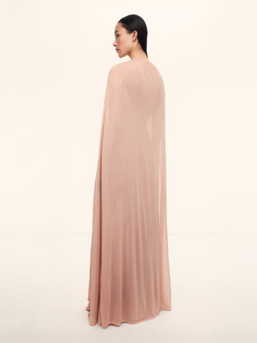 Платье Rare Rose с кейпом