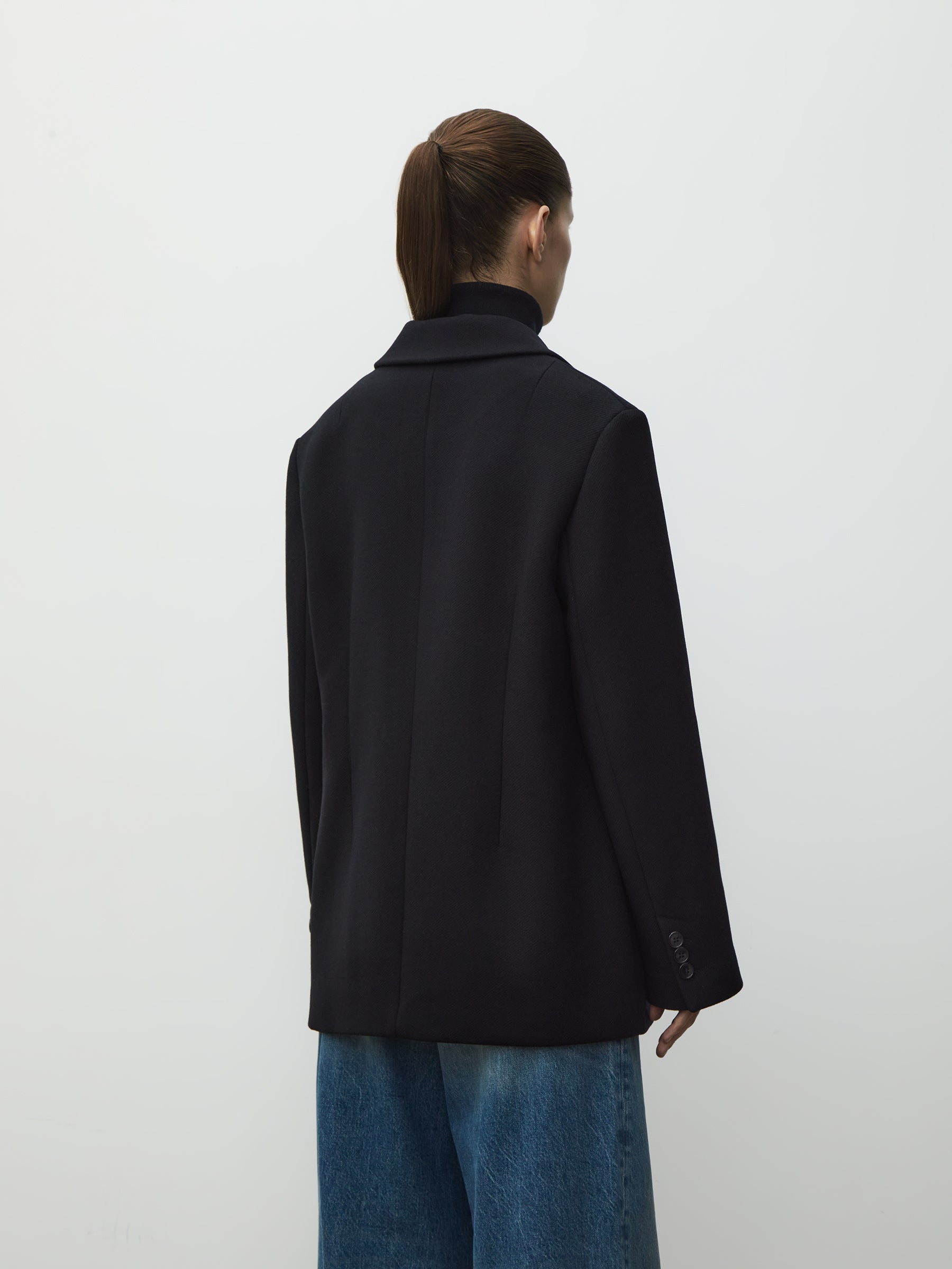 Пальто-пиджак из шерсти Manteco®