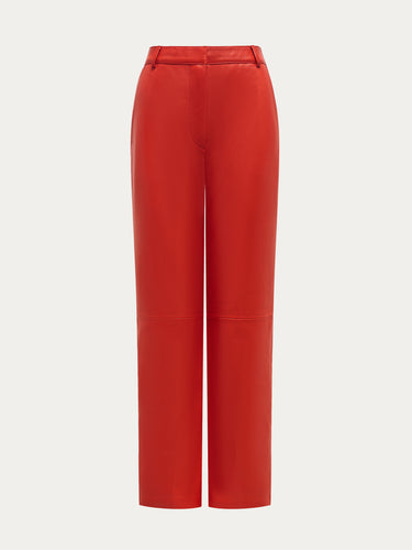 Брюки Sleek из кожи