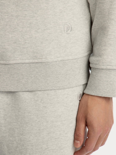 Толстовка Henley меланж