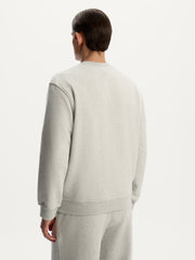 Толстовка Henley меланж