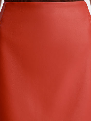 Юбка Sleek из кожи
