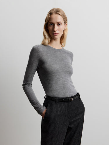 Джемпер из шерсти с кашемиром и шелком