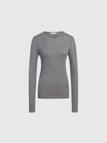 Джемпер из шерсти с кашемиром и шелком