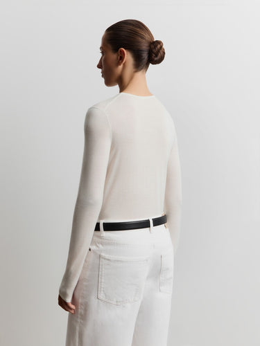 Джемпер из шерсти с кашемиром и шелком