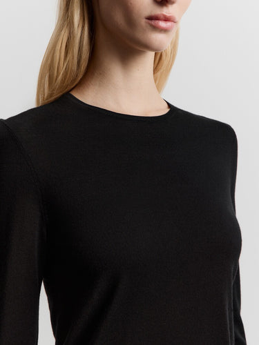 Джемпер из шерсти, шелка и кашемира