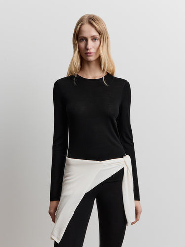 Джемпер из шерсти, шелка и кашемира