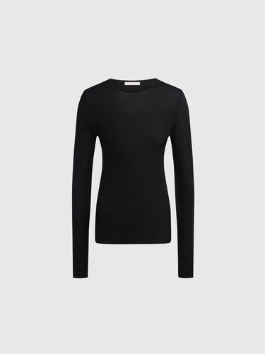 Джемпер из шерсти, шелка и кашемира