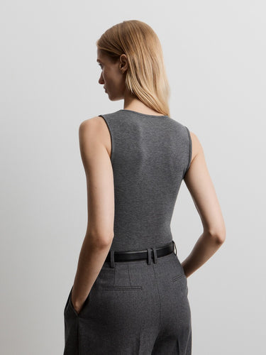 Майка в рубчик