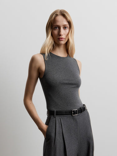 Майка в рубчик