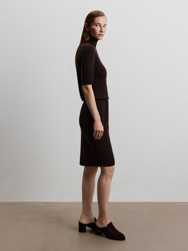 Юбка из шерсти мериноса