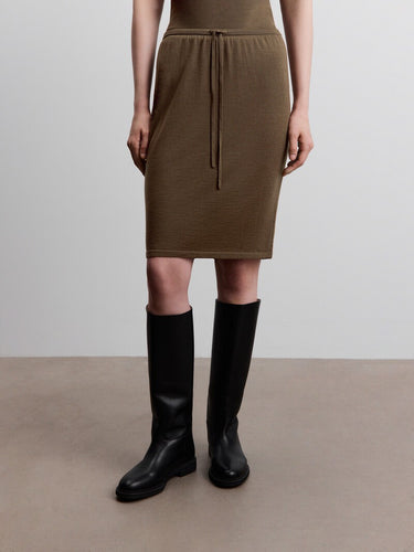 Юбка из шерсти мериноса