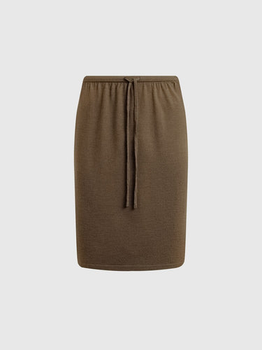 Юбка из шерсти мериноса