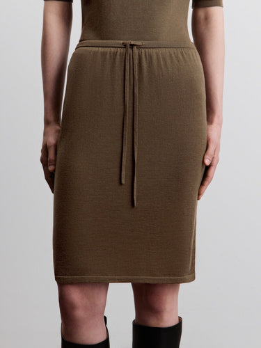 Юбка из шерсти мериноса