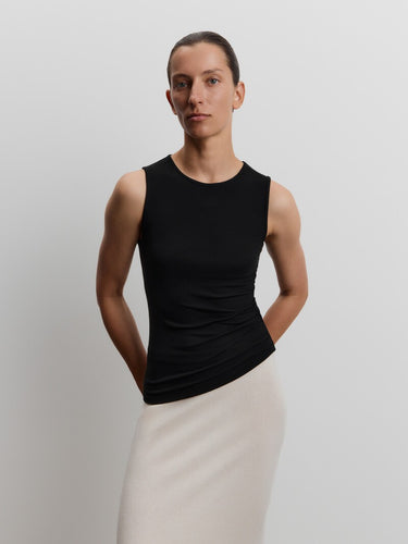 Майка из вискозы и шерсти