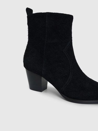 Ботильоны из замши