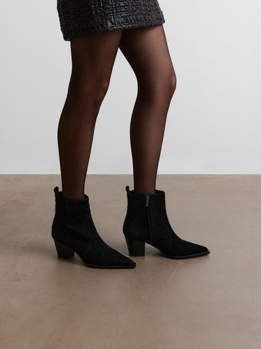 Ботильоны из замши