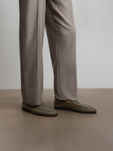 Лоферы из оленьей кожи