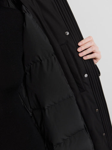 Пальто пуховое