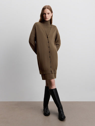 Кардиган из шерсти мериноса