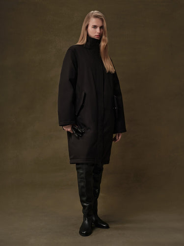 Пальто пуховое