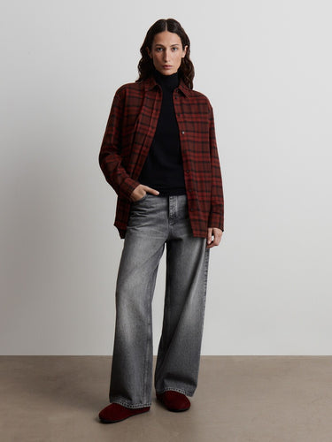 Рубашка из фланели