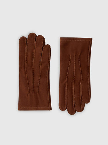 Перчатки из замши