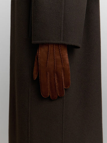 Перчатки из замши