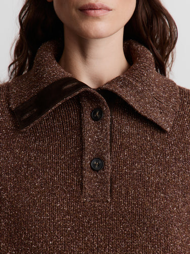 Свитер из шерсти и шелка