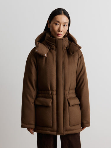 Пуховик Tarusa из шерсти