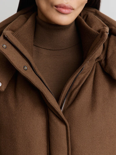 Пуховик Tarusa из шерсти