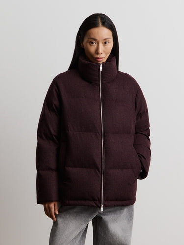 Пуховик из шерсти и кашемира