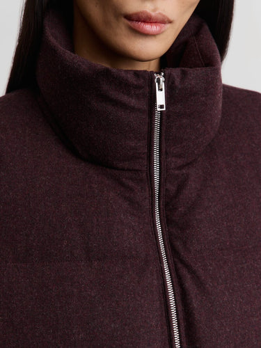 Пуховик из шерсти и кашемира