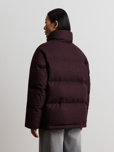 Пуховик из шерсти и кашемира