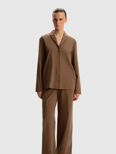 Брюки из мерсеризованного хлопка