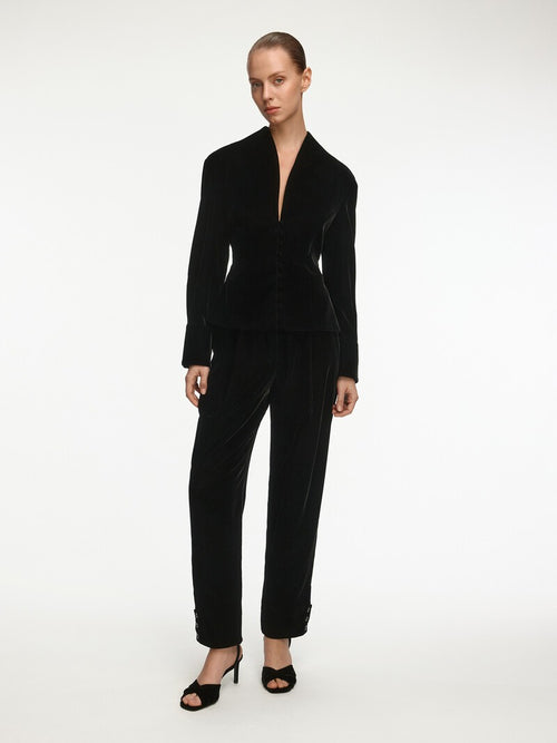 Брюки Marlene из японского бархата