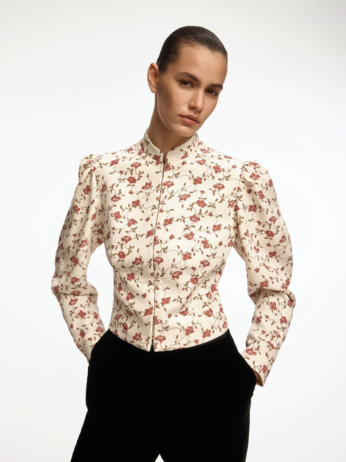 Жакет Nastenka из шерсти и шелка