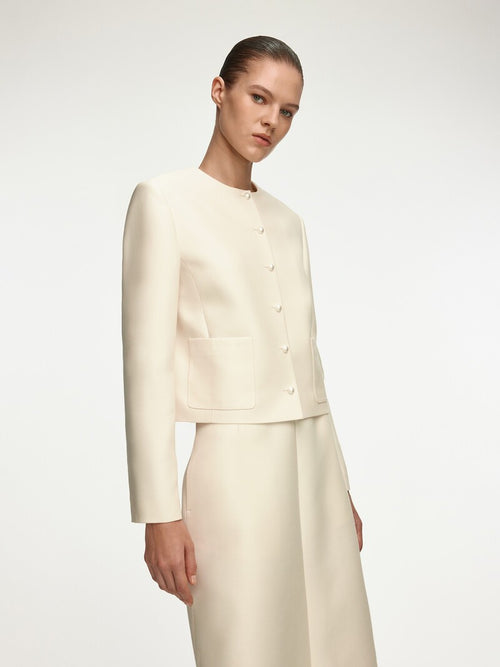 Жакет Sofia из шерсти и шелка