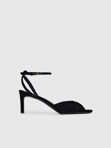 Босоножки Twist из бархата