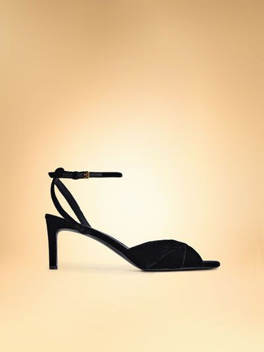 Босоножки Twist из бархата