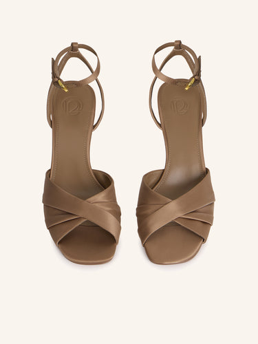 Босоножки Twist из шелка