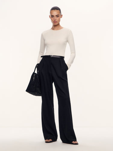 Лонгслив Nicole из шелка и хлопка