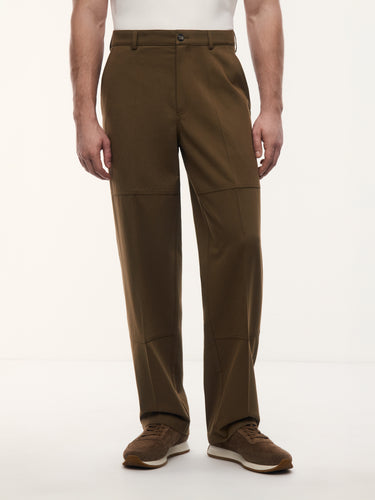 Брюки Adriano из хлопка с шерстью