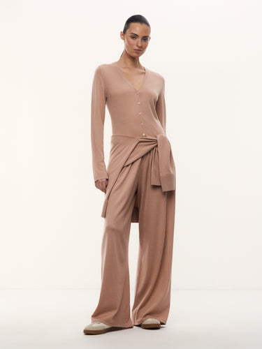 Брюки Camelia из шерсти и шелка