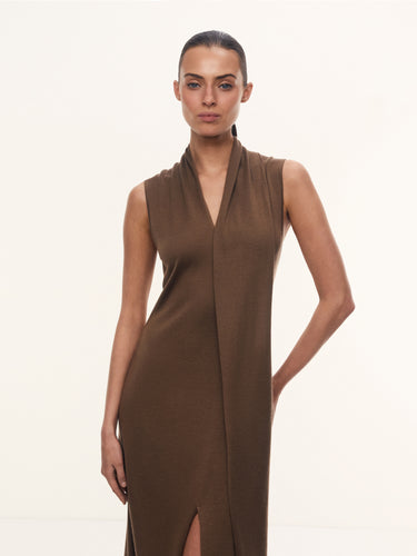 Платье Carolyn из шерсти и шелка