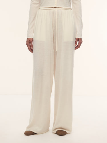 Брюки Camelia из шерсти и шелка